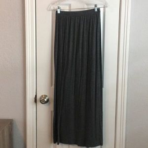 Long gray Brandy Melville skirt